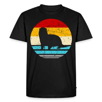 Vipère cadeau de mer de bêtes de loutre de mer - T-shirt Premium bio Homme - noir - Devant - Nico (187cm)