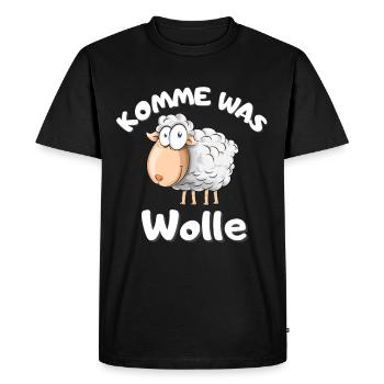 Lustige Geschenkidee für Schäfer und Bauern Spruch - Männer Premium Bio T-Shirt - Schwarz - Vorne - Nico (187cm)