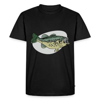 Pêche pêche pêche à carpes pêche pêche - T-shirt Premium bio Homme - noir - Devant - Nico (187cm)