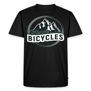 Vélo VTT Vélo Downhill Vélo - T-shirt Premium bio Homme - noir - Devant - Nico (187cm)