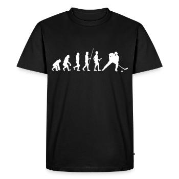 Hockey - T-shirt Premium bio Homme - noir - Devant - Nico (187cm)