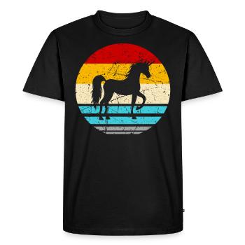 Unicorn Unicorn Unicorns - Men's Premium Organic T-Shirt - black - Front - Nico (187cm)