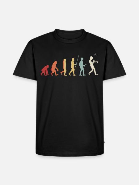 trumpet - Men's Premium Organic T-Shirt - black
