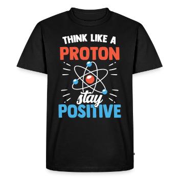 Chimiste Laboratoire Tableau périodique Alchimie neutronique - T-shirt Premium bio Homme - noir - Devant - Nico (187cm)