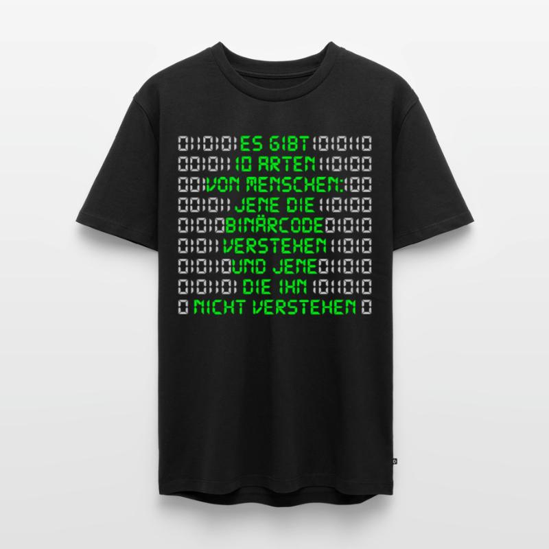 Informatikerer Programmierer Binärcode Nerd Männer Premium Bio T-Shirt