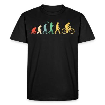 Vélo E-Bike Evolution - T-shirt Premium bio Homme - noir - Devant - Nico (187cm)