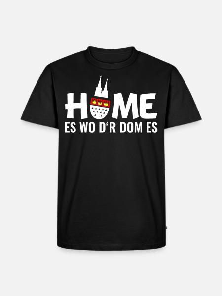 Köln Dom Kölner Kölle - Männer Premium Bio T-Shirt - Schwarz
