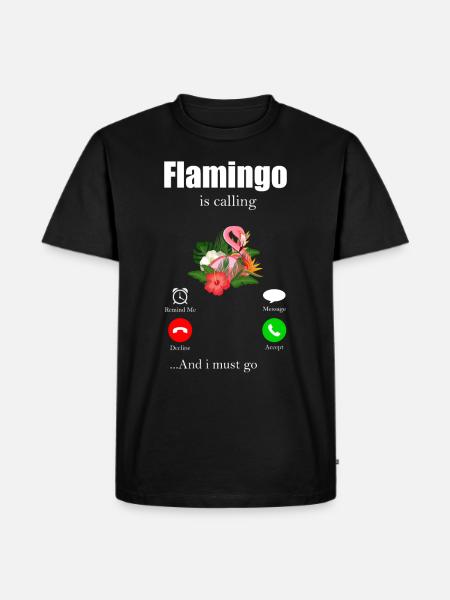 Flamingo - T-shirt Premium bio Homme - noir