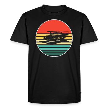 Bateau bateau bateau bateau bateau - T-shirt Premium bio Homme - noir - Devant - Nico (187cm)