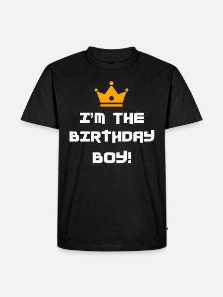 Birthday, Birthday, Birthday, Birthday, Birthday - Men's Premium Organic T-Shirt - black