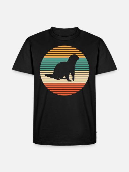 Loutres - T-shirt Premium bio Homme - noir