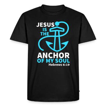 Jesus Jesus Jesus Christlich Christlich Christlich - Männer Premium Bio T-Shirt - Schwarz - Vorne - Nico (187cm)
