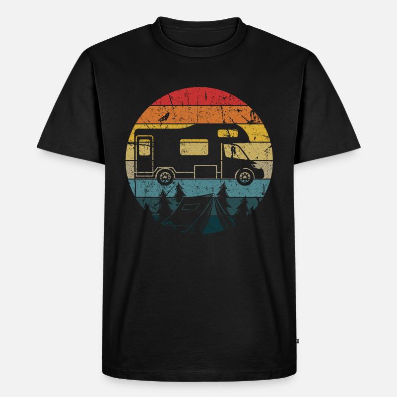 Camper - Männer Premium Bio T-Shirt - Schwarz