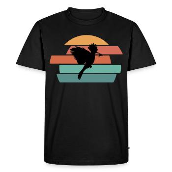 Protection de la nature - T-shirt Premium bio Homme - noir - Devant - Nico (187cm)