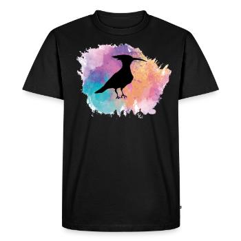 Protection de la nature - T-shirt Premium bio Homme - noir - Devant - Nico (187cm)