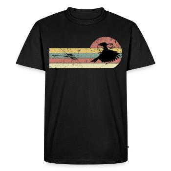 Protection de la nature - T-shirt Premium bio Homme - noir - Devant - Nico (187cm)