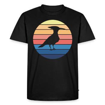 Protection de la nature - T-shirt Premium bio Homme - noir - Devant - Nico (187cm)