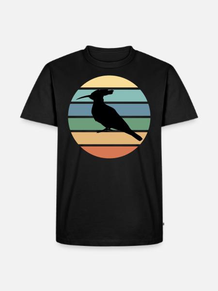Hoopoe bird nature protection - Men's Premium Organic T-Shirt - black