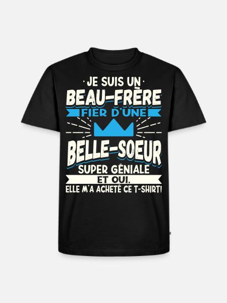Beau-Frère Cadeau - T-shirt Premium bio Homme - noir
