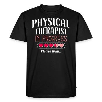 Future Physical Therapist Therapy - Men's Premium Organic T-Shirt - black - Front - Nico (187cm)