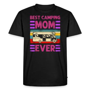Best Camping Mom Ever Motorhome - T-shirt Premium bio Homme - noir - Devant - Nico (187cm)