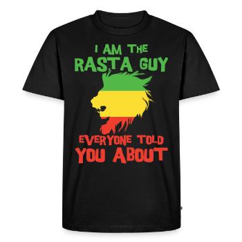 Rastafari Rasta Reggae Jah cadeau Judah Marley - T-shirt Premium bio Homme - noir - Devant - Nico (187cm)