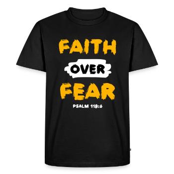 Jésus, Jésus, Jésus chrétien chrétien chrétien chrétien - T-shirt Premium bio Homme - noir - Devant - Nico (187cm)