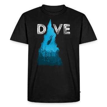 Scuba Diving Diver Dive - T-shirt Premium bio Homme - noir - Devant - Nico (187cm)