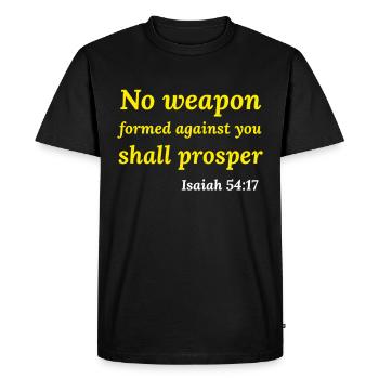 Jésus, Jésus, Jésus chrétien chrétien chrétien chrétien - T-shirt Premium bio Homme - noir - Devant - Nico (187cm)