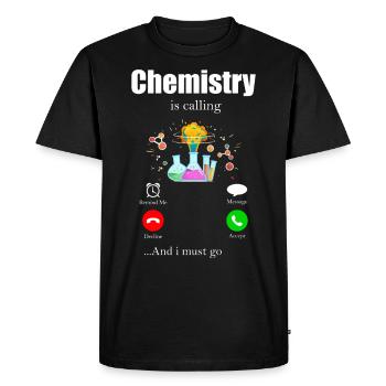 Chemist Laboratory Periodic Table Neutron Alchemy - Men's Premium Organic T-Shirt - black - Front - Nico (187cm)