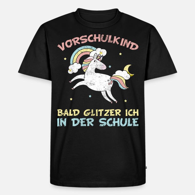 Vorschule Vorschulkind - Männer Premium Bio T-Shirt - Schwarz
