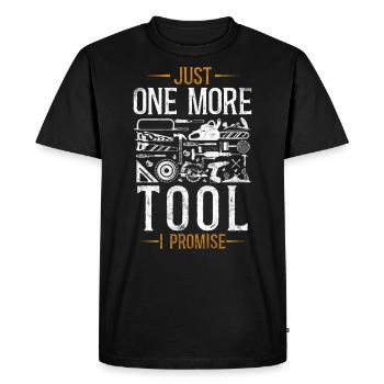 Woodworker Carpenter Tools Vintage - T-shirt Premium bio Homme - noir - Devant - Nico (187cm)