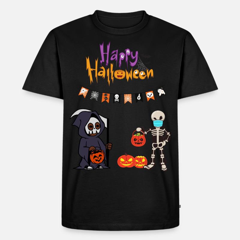 Halloween Kostüm tolle Geschenkidee - Männer Premium Bio T-Shirt - Schwarz