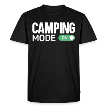 Camping Mode On Tent - T-shirt Premium bio Homme - noir - Devant - Nico (187cm)