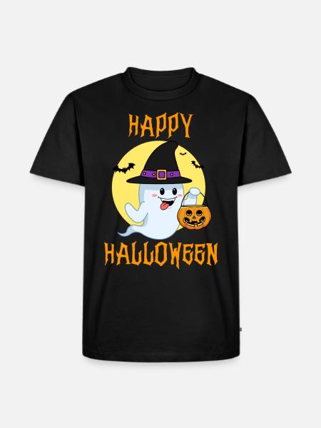 Halloween Halloween Halloween Halloween Halloween - Herre Premium økologisk T-shirt - sort