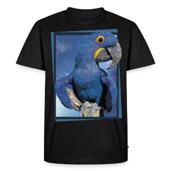 Ara jacinthe - T-shirt Premium bio Homme - noir - Devant - Nico (187cm)