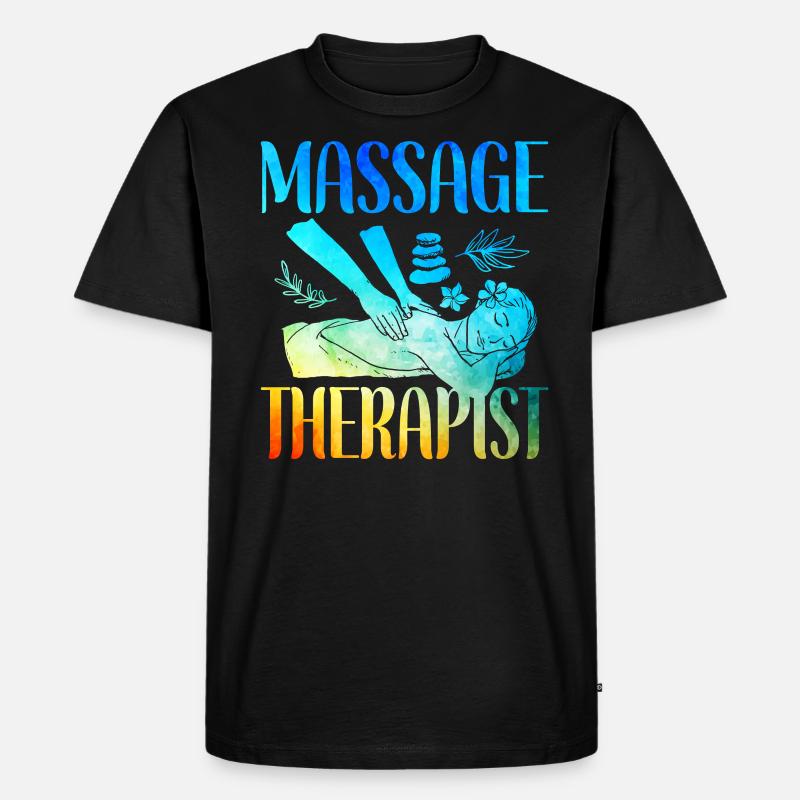 Licensed Massage Therapist Therapy - Männer Premium Bio T-Shirt - Schwarz