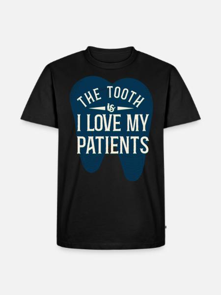 Dentiste Assistante Hygiéniste - T-shirt Premium bio Homme - noir