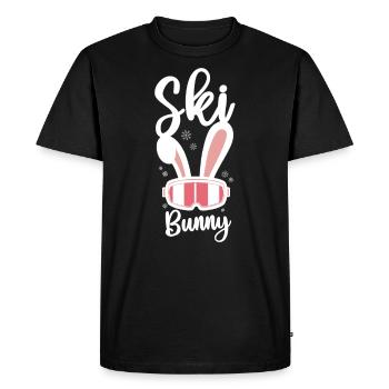 Ski Skiing Ski - Men's Premium Organic T-Shirt - black - Front - Nico (187cm)