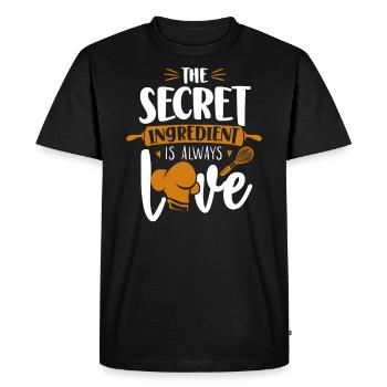 Cuire au four à pâtisserie Rouleau à pâtisserie Fouetter le - T-shirt Premium bio Homme - noir - Devant - Nico (187cm)