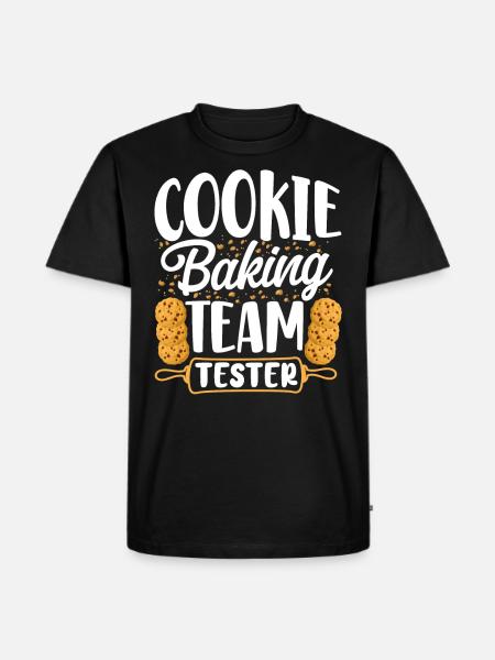 Bake Baking Cookie Team Tester - Men's Premium Organic T-Shirt - black