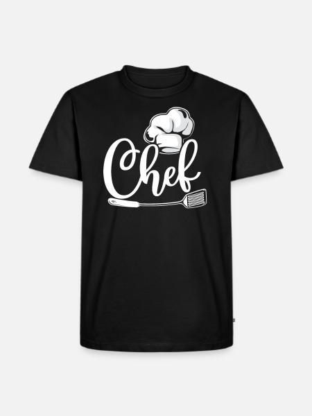 Cooking Cook Kitchen Chef Chef - Men's Premium Organic T-Shirt - black