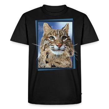 Lynx - T-shirt Premium bio Homme - noir - Devant - Nico (187cm)