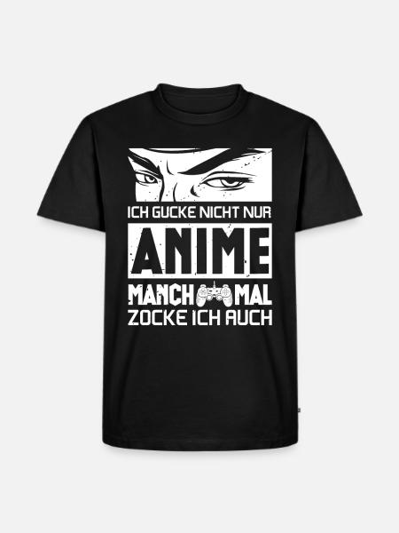 Anime Manga - Männer Premium Bio T-Shirt - Schwarz