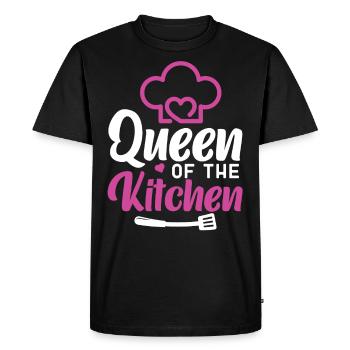 Cuisine Cuisine Queen Chef de cuisine - T-shirt Premium bio Homme - noir - Devant - Nico (187cm)