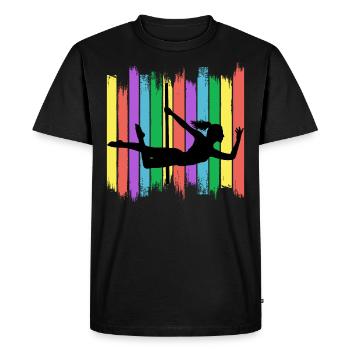 Pole Sport Dance Dancer Competition Acrobatics - Men's Premium Organic T-Shirt - black - Front - Nico (187cm)