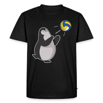 Équipe de volleyball de plage Volleyball Sports de balle - T-shirt Premium bio Homme - noir - Devant - Nico (187cm)