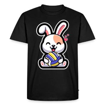 Équipe de volleyball de plage Volleyball Sports de balle - T-shirt Premium bio Homme - noir - Devant - Nico (187cm)