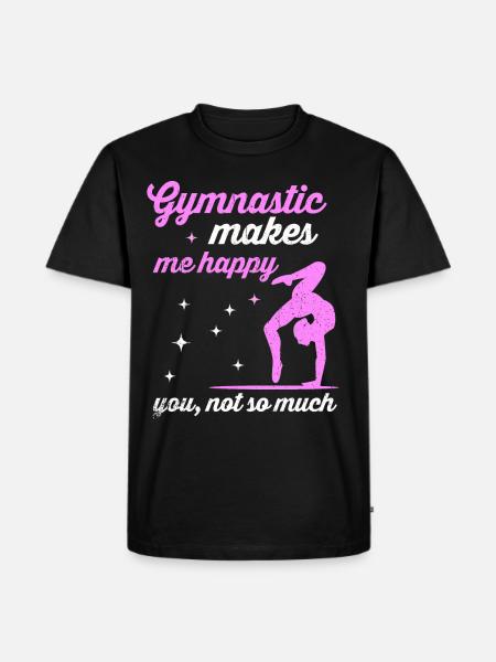 Gymnastics - Men's Premium Organic T-Shirt - black