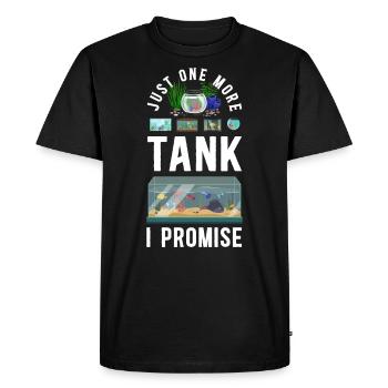 Aquarium d’eau salée juste un de plus - T-shirt Premium bio Homme - noir - Devant - Nico (187cm)